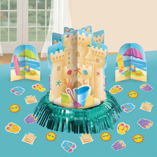 Fun in the Sun Luau Theme Party Table Decorating Kit