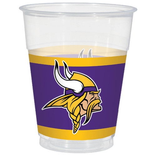 Minnesota Vikings NFL Football Sports Party 16 oz. Plastic Cups