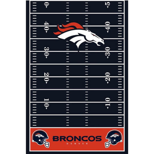 Denver Broncos NFL Pro Football Sports Party Decoration Plastic Tablecover