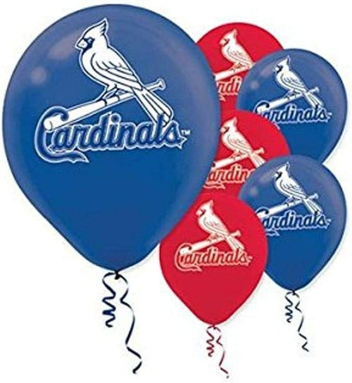 St. Louis Cardinals MLB Baseball Sports Party Decoration Latex Balloons