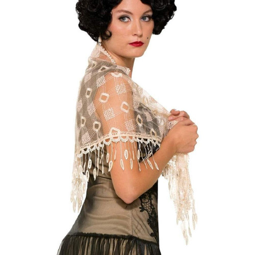 Lace Shawl Roaring 20's Adult Costume Accessory