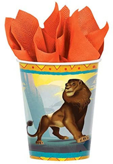 The Lion King Disney Movie Animal Kids Birthday Party 9 oz. Paper Cups