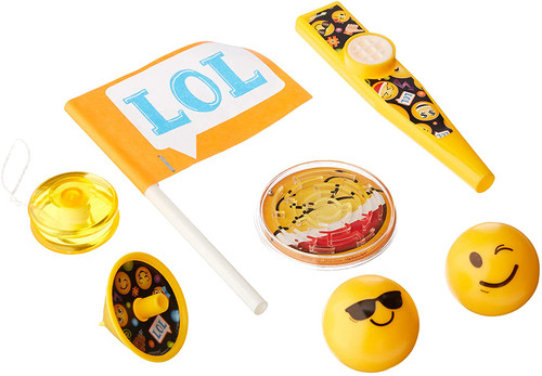 LOL Emoji Emoticons Cute Kids Birthday Party 48 pc. Mega Mix Toy Favor Pack