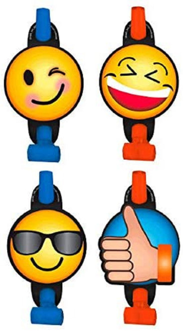 LOL Emoji Emoticons Cute Kids Birthday Party Favor Horns Blowouts