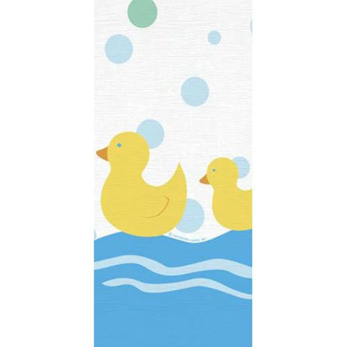 Baby Duckie Animal Rubber Duck Cute Baby Shower Party Decoration Tablecover