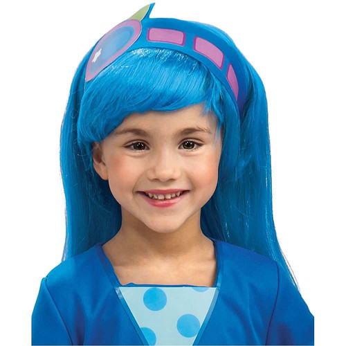 Blueberry Muffin Wig Strawberry Shortcake Halloween Child Costume Accessory