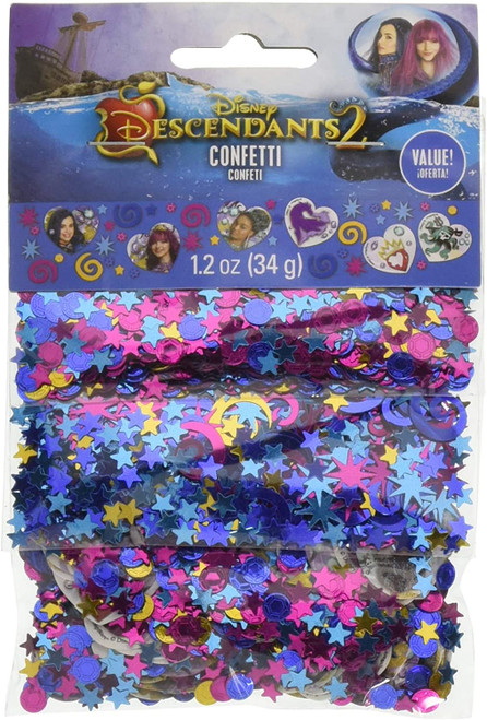 Disney Descendants 2 Movie Kids Birthday Party Decoration Confetti 3-Pack