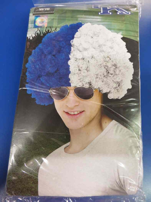 Kentucky Wildcats Afro Wig NCAA College Game Day Fan Adult Costume Accessory