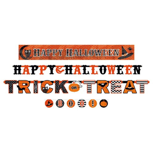 Modern Halloween Family Friendly Haunted House Carnival Party Decoration Banners