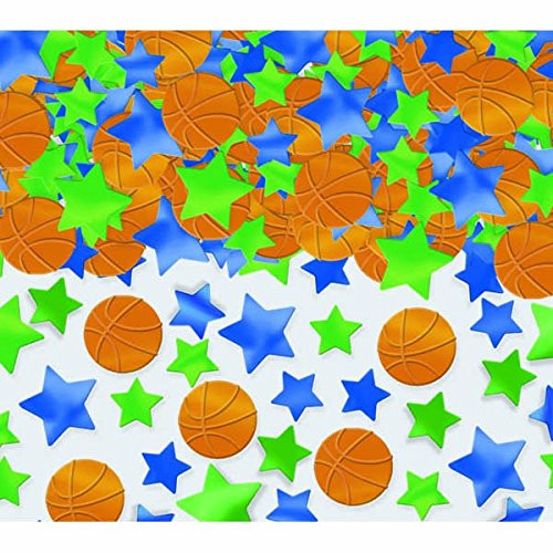 Basketball All Star Sports Theme Birthday Party Decoration Metallic Confetti