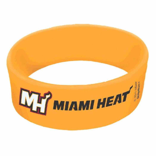 Miami Heat NBA Basketball Sports Party Favor Rubber Cuff Bands