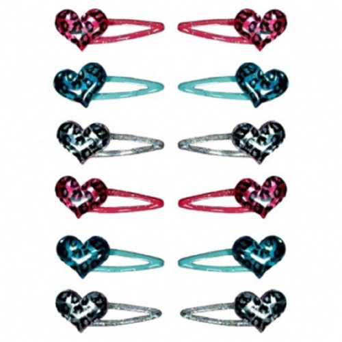 Rocker Princess Polka Dot Rock Star Kids Birthday Party Favor Hair Barrettes