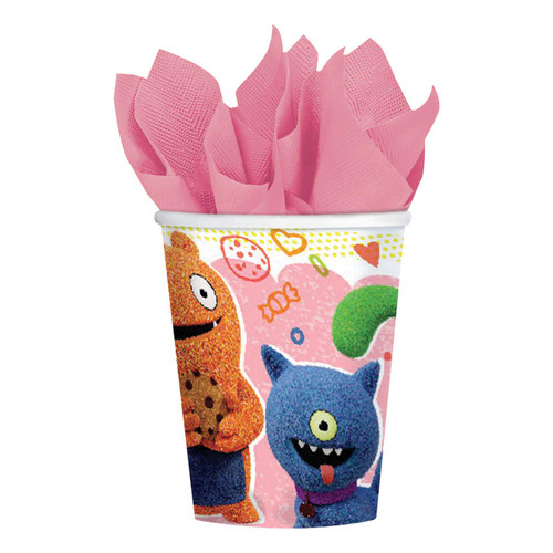 UglyDolls Movie Ugly Doll Cute Kids Birthday Party 9 oz. Paper Cups