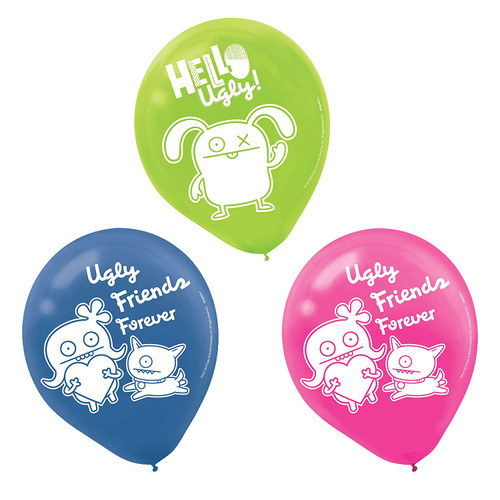 UglyDolls Movie Ugly Doll Cute Kids Birthday Party Decoration Latex Balloons