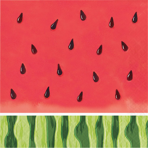 Watermelon Whimsy Summer Picnic BBQ Cookout Theme Party Paper Luncheon Napkins