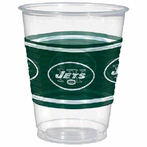New York Jets NFL Football Sports Party 16 oz. Plastic Cups