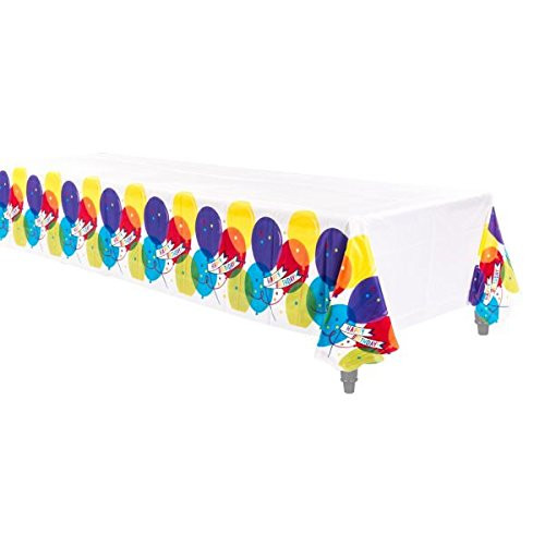 Brilliant Balloons Adult Kids Office Happy Birthday Party Decoration Tablecover