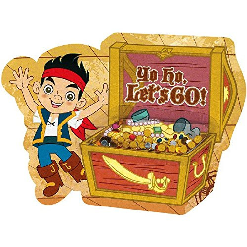 Jake and the Never Land Pirates Birthday Party Novelty Invitaions w/Envelopes