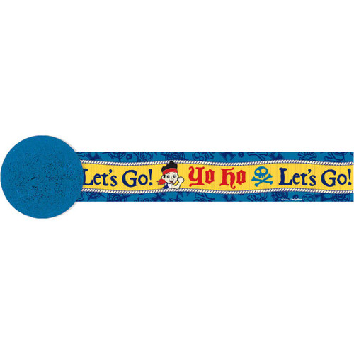 Jake and the Never Land Pirates Kids Birthday Party Decoration Crepe Streamer