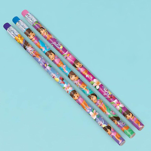 Dora Flower Adventure Explorer Kids Birthday Party Favor School Supplies Pencils