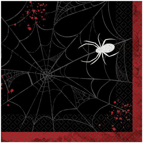 Dark Manor Haunted House Carnival Halloween Party Paper Luncheon Napkins