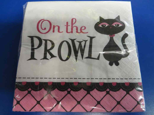 On the Prowl Bachelorette Party Beverage Napkins