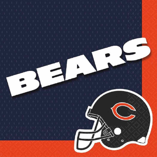 Chicago Bears NFL Football Sports Party Luncheon Napkins
