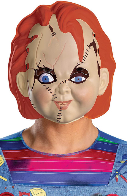 Chucky Plastic Mask Child's Play Fancy Dress Halloween Adult Costume Accessory