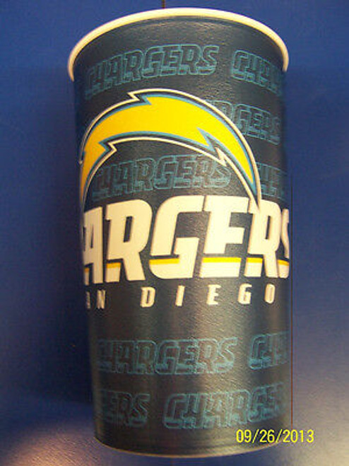San Diego Chargers NFL Pro Football Sports Party Favor 22 oz. Plastic Cup