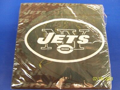 New York Jets NFL Pro Football Sports Party Luncheon Napkins