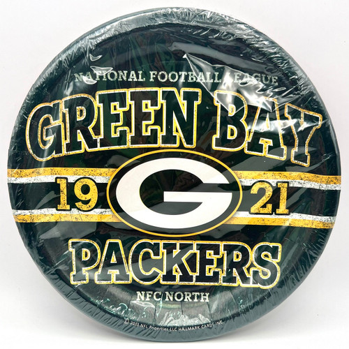 Green Bay Packers NFL Pro Football Sports Banquet Party 9" Paper Dinner Plates