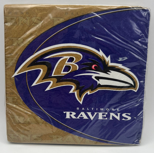 Baltimore Ravens NFL Pro Football Sports Party Paper Luncheon Napkins