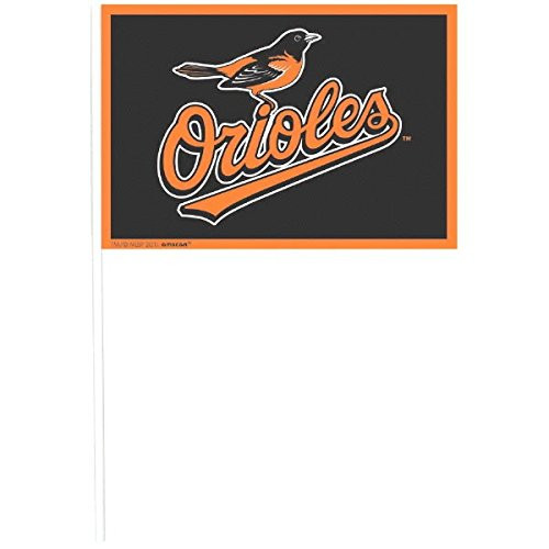 Baltimore Orioles MLB Baseball Sports Banquet Party Favor Stick Plastic Flags