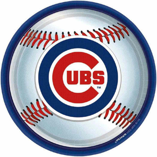 Chicago Cubs MLB Baseball Sports Party 9" Dinner Plates