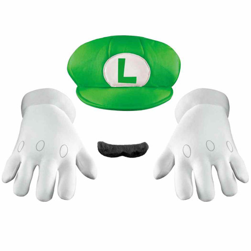 Luigi Kit Super Mario Brothers Adult Costume Accessory