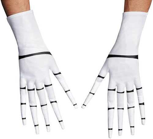 Jack Skellington Gloves Nightmare Before Christmas Adult Costume Accessory