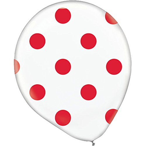 Clear Polka Dot Bright Modern Birthday Party Decoration Latex Balloons 9 COLORS