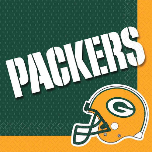 Green Bay Packers NFL Football Sports Party Luncheon Napkins