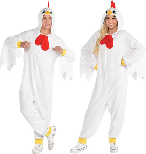 Chicken Zipster Suit Yourself Adult Costume