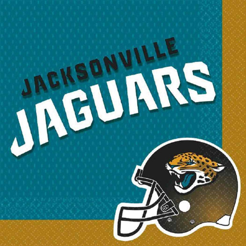 Jacksonville Jaguars NFL Football Sports Party Luncheon Napkins