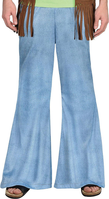 Blue Bell Bottom Jeans Groovy 60's Adult Costume Accessory