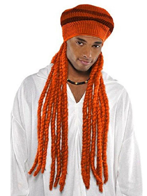 Dread Cap Wig Team Spirit Adult Costume Accessory