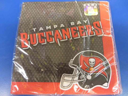 Tampa Bay Buccaneers NFL Football Sports Party Luncheon Napkins