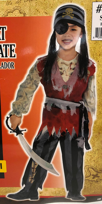 Cutthroat Corpse Pirate Suit Yourself Child Costume