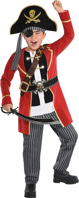Crypt Captain Pirate Suit Yourself Child Costume