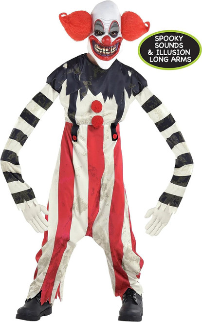 Creepy Clown Illusion Suit Yourself Child Costume