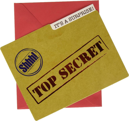 Top Secret Agent Detective Spy Kids Birthday Party Novelty Invitations