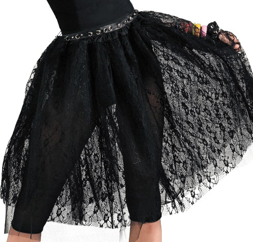 Lace Skirt Black Suit Yourself Adult Costume Accessory