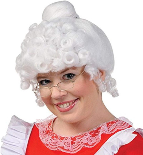 Mrs. Claus Wig Suit Yourself Adult Costume Accessory