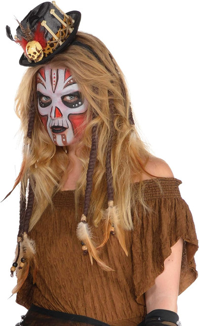 Witch Doctor Dreadlock Hair Extensions Suit Yourself Adult Costume Accessory